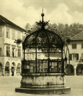 Iron Well, Bruck an der Mur, Styria, Austria, c1935.  Creator: Unknown.