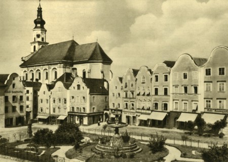 The Church of St George, Schärding am Inn, Upper Austria, c1935.  Creator: Unknown.