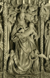 Alterpiece, Hallstatt parish church, Hallstatt, Upper Austria, c1935. Creator: Unknown.