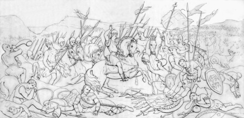 'Battle of Hastings', (1066), 1835. Creator: Unknown.