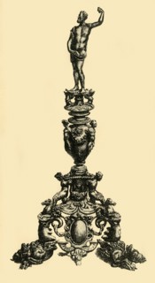Jupiter, firedog, late 16th century, (1881).  Creator: J Brooke.