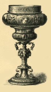 Double cup, c1590, (1881). Creator: John Watkins.