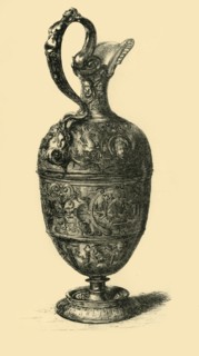 Pewter ewer, 1580-1600, (1881).  Creator: W. W. McCarty.