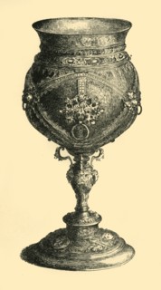 Coconut cup, c1585, (1881).  Creator: J S Goepel.