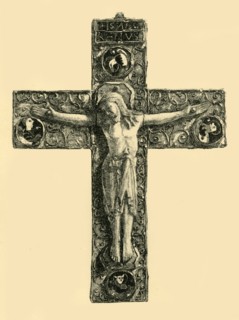 Reliquary Cross, 10th century, (1881).  Creator: A A Bradbury.