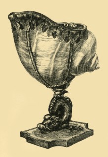 Shell cup, late 17th century?, (1881). Creator: T Charbonnier.