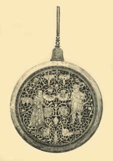 Brass warming pan, 17th century, (1881).  Creator: J Brooke.