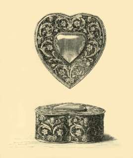 Heart-shaped box, c1650-1699, (1881). Creator: A A Bradbury.