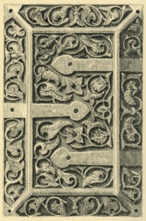 Ivory casket lid, 965 to 970 AD, (1881).  Creator: W Jones.