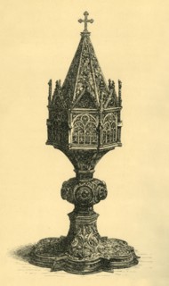 Monstrance, c1450, (1881).  Creator: Frederick Albert Slocombe.