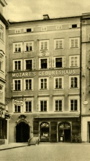 Mozart's birthplace, Salzburg, Austria, c1935. Creator: Unknown.