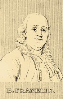 'B. Franklin', (1706-1790), 1830. Creator: Unknown.