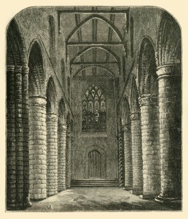 'Interior of the Abbey Nave, Looking West', 1898. Creator: Unknown.