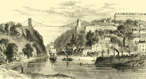 'Clifton Suspension-Bridge', 1898. Creator: Unknown.