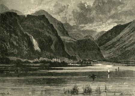 'Derwentwater, Looking Towards Borrowdale', 1898. Creator: Unknown.
