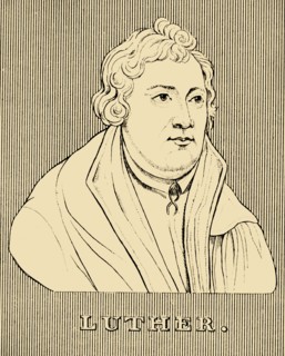 'Luther', (1483-1546), 1830. Creator: Unknown.