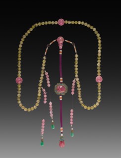 Mandarin Chain Bead Necklace, 1800s. Creator: Unknown.