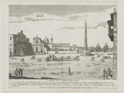 Prospectus Locurum Urbis Romae Insign[ium], 1666. Creator: Lievin Cruyl (Flemish, c. 1640-c. 1720).
