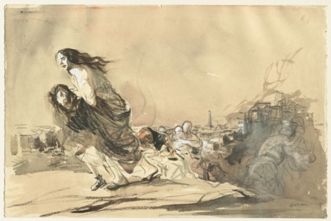 The German troups received the formal order to spare private property. Creator: Jean Louis Forain (French, 1852-1931).