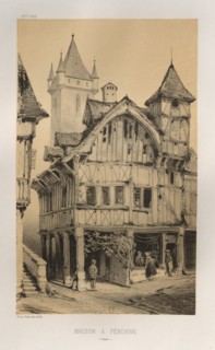 ...Pl. 27, Maison A Peronne (Somme), published 1860. Creator: Victor Petit (French, 1817-1874).