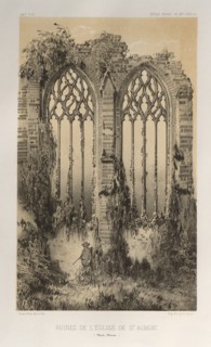 ...Pl. 38, Ruines De LÉglise De St. Aubert (Haute-Marne), 1860. Creator: Victor Petit (French, 1817-1874).