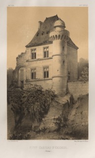 ...Pl. 84, Petit Château dExideuil (Dordogne), 1860. Creator: Victor Petit (French, 1817-1874).