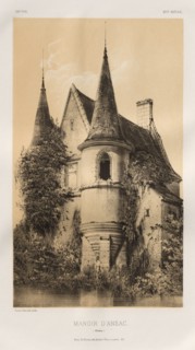 ...Pl. 98, Manoir dAnsac (Corrèze), 1860. Creator: Victor Petit (French, 1817-1874).