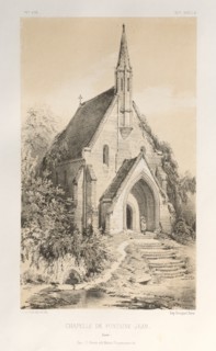 ...Pl.22, Chapelle de Fontaine-Jean (Loiret), published 1860. Creator: Victor Petit (French, 1817-1874).
