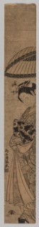 A Beautiful Woman, 1735-1785. Creator: Torii Kiyomitsu (Japanese, 1735-1785).