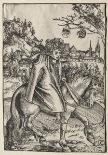 A Boy on Horseback, 1506. Creator: Lucas Cranach (German, 1472-1553).