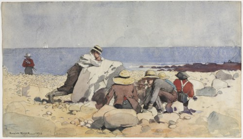 A Clam-Bake, 1873. Creator: Winslow Homer (American, 1836-1910).