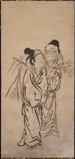 A Couple, late 1500s. Creator: Hasegawa Soen (Japanese).