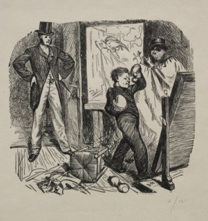 A Kettledrum in Mayfair, 1862. Creator: George Louis Palmella Busson Du Maurier (British, 1834-1896).