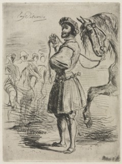 A Lord in the Time of Francis I , 1833. Creator: Eugène Delacroix (French, 1798-1863).
