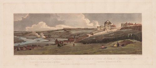 A Selection of Twenty of the Most Picturesque Views in Paris: View from Palace Terrace?, 1803. Creator: Thomas Girtin (British, 1775-1802); Joseph Constantine Stadler (German).