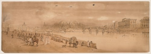A Selection of Twenty of the Most Picturesque Views in Paris?, 1802. Creator: Thomas Girtin (British, 1775-1802).