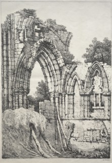 A Series of Ancient Buildings and Rural Cottages in the North of England: At York, Ruins, 1821. Creator: Samuel Prout (British, 1783-1852).