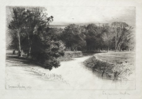 A Sunset in Ireland, 1863. Creator: Francis Seymour Haden (British, 1818-1910).
