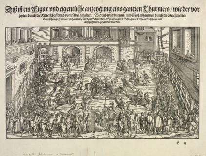 A Tournament, 1565. Creator: Josse Amman (Swiss, 1539-1591).