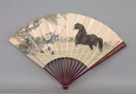 A Vignette of Life on the Frontier, c. 1717-22. Creator: Giuseppe Castiglione (Italian, 1688-1766); Jiao Bingzhen (Chinese, active c. 1670-1726), and.