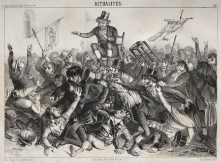 Actualités: Élections dAngleterre, 1841. Creator: Clémente Pruche (French, 1831-1870).