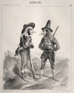 Actualités: Insurgez-vous donc! ...hien! voilà qui va devenir gentil!..., 1841. Creator: Clémente Pruche (French, 1831-1870).