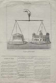 Actualities (No. 10): Parliamentary Regime , 1870. Creator: Honoré Daumier (French, 1808-1879).