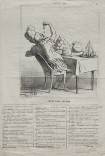 Actualities (No. 43): March without Lent, 1869. Creator: Honoré Daumier (French, 1808-1879).