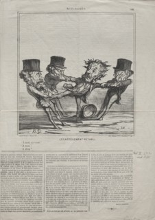 Actualities (No. 98): The quartering reinstated, 1869. Creator: Honoré Daumier (French, 1808-1879).