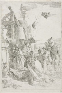 Adoration of the Magi, ca. 1740. Creator: Giovanni Battista Tiepolo (Italian, 1696-1770).