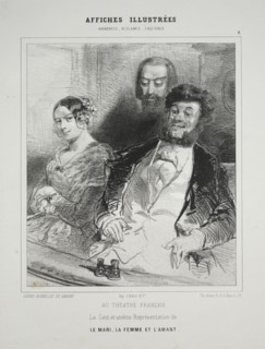 Affiches Illustées. Creator: Paul Gavarni (French, 1804-1866).