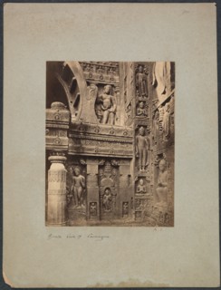 Ajinta Cave No. 19, 1850s-1870s. Creator: Francis Frith & Co. (British).