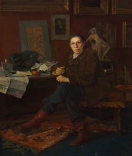 Albert Wolff in His Study, 1881. Creator: Jules Bastien-Lepage (French, 1848-1884).