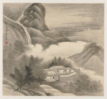 Album of Landscapes: Leaf 5, 1677. Creator: Wang Gai (Chinese, active c. 1677-1705).